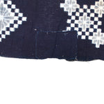 Snowflake Kasuri Textile Fragments | Japanese Indigo Cotton