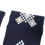 Snowflake Kasuri Textile Fragments | Japanese Indigo Cotton