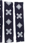 Snowflake Kasuri Textile Fragments | Japanese Indigo Cotton