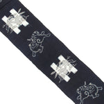 Tiger Kasuri Textile Fragment | Japanese Indigo Cotton