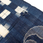 E-Gasuri 3 Panel Sheet | Japanese Indigo Cotton