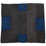 Sashiko Kasuri Indigo Blanket Multi Layer Indigo Boro Patched Japanese Antique Cloth