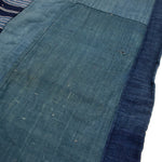 Shima Multilayer Blanket Japanese Antique Indigo Blanket