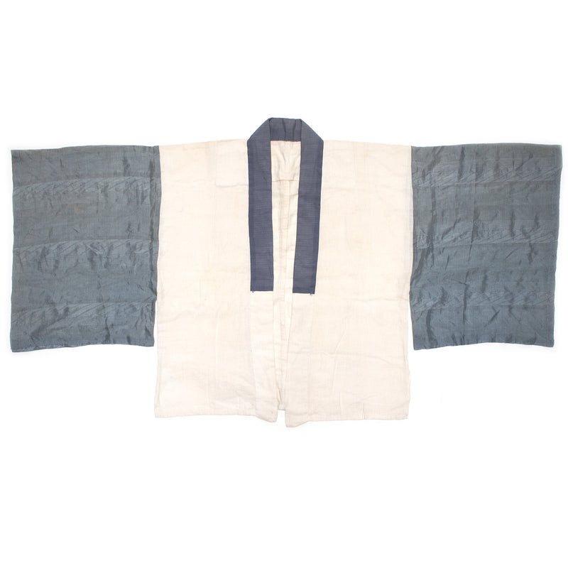 Vintage Linen & Silk Juban | Japanese Kimono Undershirt