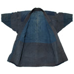 Japanese Boro Indigo Muilti Layer Short Coat