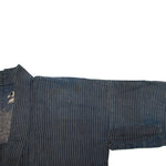 Japanese Boro Indigo Short Shima Coat