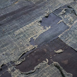 Vintage Japanese Indigo-Dyed Sheet with Boro Patchwork