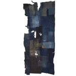 Vintage Japanese Indigo-Dyed Sheet with Boro Patchwork