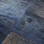 Vintage Japanese Indigo-Dyed Sheet with Boro Patchwork