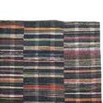 Sakiori Blanket with Indigo Back |  Japanese Ragweave Folk Textile Recycling