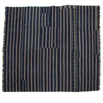 Sakiori Blanket with Indigo Back |  Japanese Ragweave Folk Textile Recycling