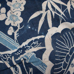 Antique Japanese Indigo Tsutsugki Furoshiki Wrapping Cloth