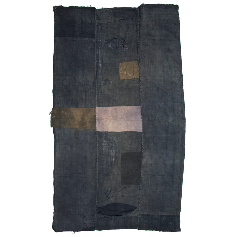 Boro Blanket with 3 panels | Japanese Indigo