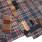 Antique Japanese Plaid Boro Blanket