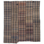 Antique Japanese Plaid Boro Blanket