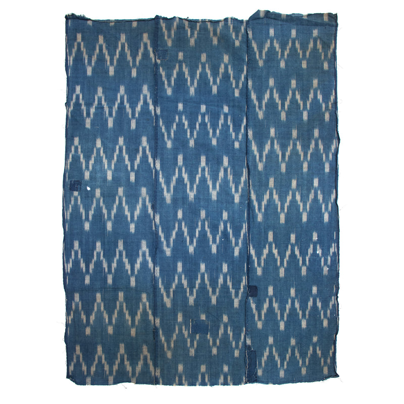 Kasuri Three Panel | Japanese Indigo Cotton