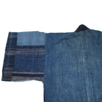 Vintage Indigo Cotton Boro Yogi