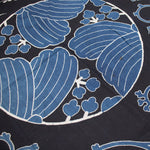 Tsutsugaki Futonji | Japanese Indigo Dyed Cotton with Arabesque and Crest