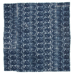 Japanese Indigo Cotton Katazome Sheet Aoi Motif