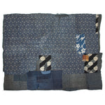 Katazome & Kasuri Blanket | Japanese Stencil Resisted Indigo Dyed Cotton