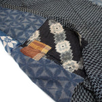 Katazome & Kasuri Blanket | Japanese Stencil Resisted Indigo Dyed Cotton