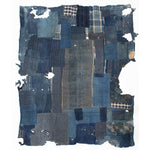 Katazome & Shima Blanket | Japanese Stencil Resisted Indigo Dyed Cotton
