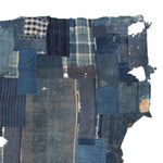 Katazome & Shima Blanket | Japanese Stencil Resisted Indigo Dyed Cotton