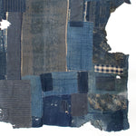 Katazome & Shima Blanket | Japanese Stencil Resisted Indigo Dyed Cotton