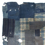 Katazome & Shima Blanket | Japanese Stencil Resisted Indigo Dyed Cotton