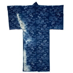 Vintage Japanese Indigo Kasuri Cotton Yogi Shell
