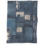 Boro Sheet Made From Happi Coats |  Japanese Indigo