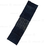 Japanese Indigo Katazome Panel Textile Snowflake Flower Pattern