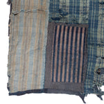 Boro Multilayer Blanket  Made From Shima |  Japanese Indigo