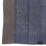 Katazome & Sashiko Multilayer Blanket | Japanese Stencil Resisted Indigo Dyed Cotton