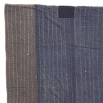 Katazome & Sashiko Multilayer Blanket | Japanese Stencil Resisted Indigo Dyed Cotton