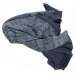 Katazome & Sashiko Multilayer Blanket | Japanese Stencil Resisted Indigo Dyed Cotton