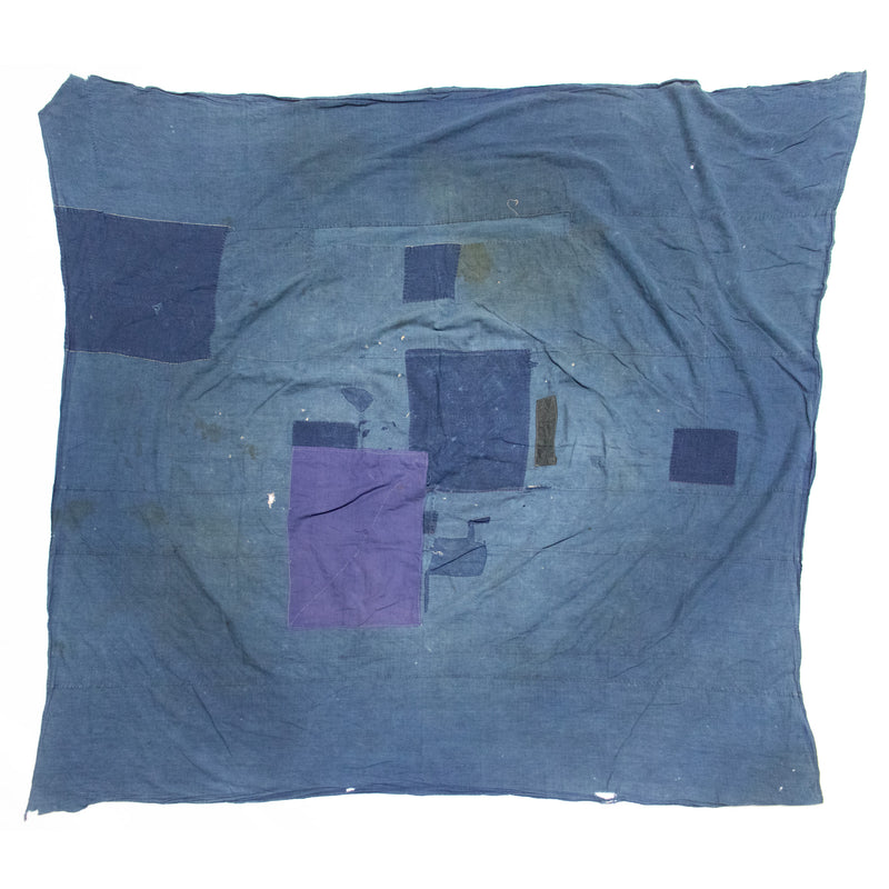 Boro Indigo Dyed Cotton Patchwork | Japanese Antique Indigo Textile
