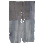 Indigo Shima Boro Sheet | Japanese Patchwork Textile
