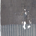 Indigo Shima Boro Sheet | Japanese Patchwork Textile