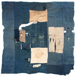 Shima Boro Multilayer Blanket  |  Japanese Indigo