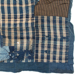 Shima Boro Multilayer Blanket  |  Japanese Indigo