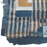 Shima Boro Multilayer Blanket  |  Japanese Indigo
