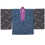 Yosegire Hanjuban with Black on Blue Katazome