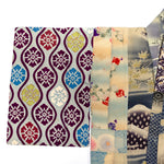 Yosegire Green Chirimen Patchwork Kimono