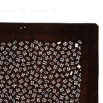 Hand Cut Edo Komon Floral Katagami | Japanese Lacquered Paper Stencil