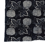 Japanese Indigo Cotton Double Sided Katazome Sheet with Kiku and Kiri