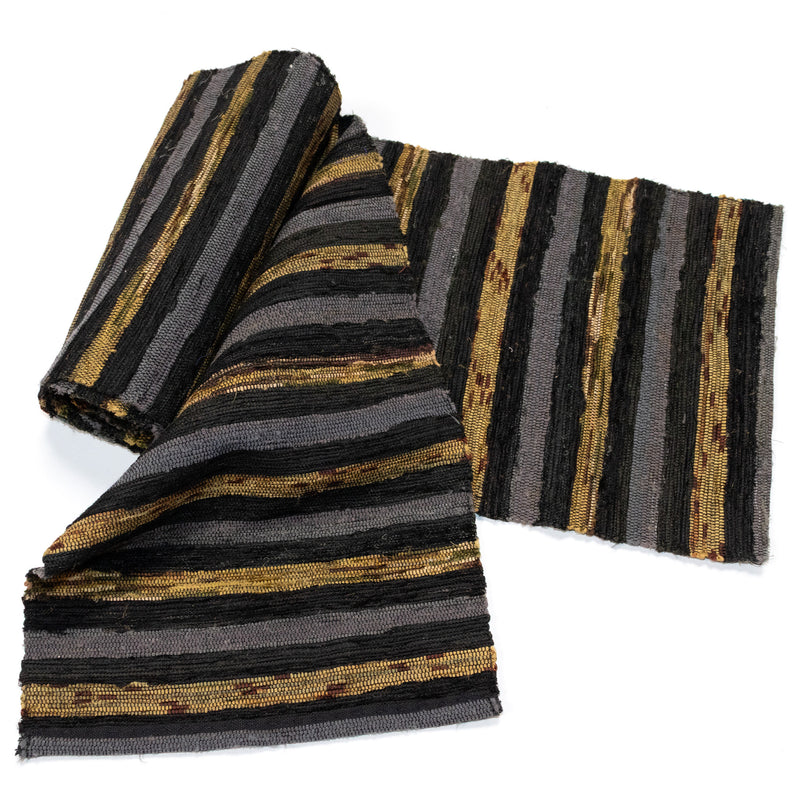 Sakiori Obi | Recycled Silk Upcycled Ragweave Belt