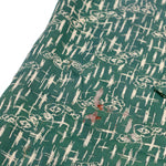 Green Edo Komon | Silk Ladies Kimono