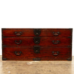 Half Isho Dansu Clothing Chest | Japanese Antique Furniture