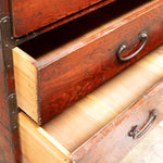 Half Isho Dansu Clothing Chest | Japanese Antique Furniture